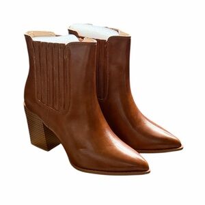 Ricrisry Pointed Toe Stacked Heel size 7